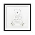 Picture of Nursery Polar Bear _GroupedProduct_Square_Mini_ _GroupedProduct_Square_Framed_Matted_