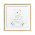 Picture of Nursery Polar Bear _GroupedProduct_Square_Mini_ _GroupedProduct_Square_Framed_Matted_