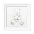 Picture of Nursery Polar Bear _GroupedProduct_Square_Mini_ _GroupedProduct_Square_Framed_Matted_