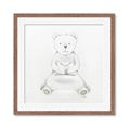 Picture of Nursery Polar Bear _GroupedProduct_Square_Mini_ _GroupedProduct_Square_Framed_Matted_