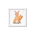 Picture of Nursery Fox _GroupedProduct_Square_Mini_ _GroupedProduct_Square_Framed_Matted_