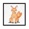 Picture of Nursery Fox _GroupedProduct_Square_Mini_ _GroupedProduct_Square_Framed_Matted_