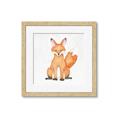 Picture of Nursery Fox _GroupedProduct_Square_Mini_ _GroupedProduct_Square_Framed_Matted_