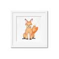Picture of Nursery Fox _GroupedProduct_Square_Mini_ _GroupedProduct_Square_Framed_Matted_