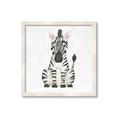 Picture of Nursery Zebra _GroupedProduct_Square_Mini_ _GroupedProduct_Square_Framed_Matted_