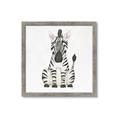 Picture of Nursery Zebra _GroupedProduct_Square_Mini_ _GroupedProduct_Square_Framed_Matted_