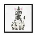 Picture of Nursery Zebra _GroupedProduct_Square_Mini_ _GroupedProduct_Square_Framed_Matted_