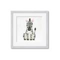 Picture of Nursery Zebra _GroupedProduct_Square_Mini_ _GroupedProduct_Square_Framed_Matted_