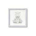 Picture of Nursery Hippo _GroupedProduct_Square_Mini_ _GroupedProduct_Square_Framed_Matted_