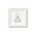 Picture of Nursery Hippo _GroupedProduct_Square_Mini_ _GroupedProduct_Square_Framed_Matted_