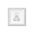 Picture of Nursery Hippo _GroupedProduct_Square_Mini_ _GroupedProduct_Square_Framed_Matted_