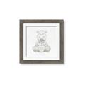 Picture of Nursery Hippo _GroupedProduct_Square_Mini_ _GroupedProduct_Square_Framed_Matted_