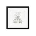 Picture of Nursery Hippo _GroupedProduct_Square_Mini_ _GroupedProduct_Square_Framed_Matted_