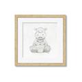 Picture of Nursery Hippo _GroupedProduct_Square_Mini_ _GroupedProduct_Square_Framed_Matted_