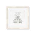 Picture of Nursery Hippo _GroupedProduct_Square_Mini_ _GroupedProduct_Square_Framed_Matted_