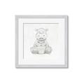 Picture of Nursery Hippo _GroupedProduct_Square_Mini_ _GroupedProduct_Square_Framed_Matted_