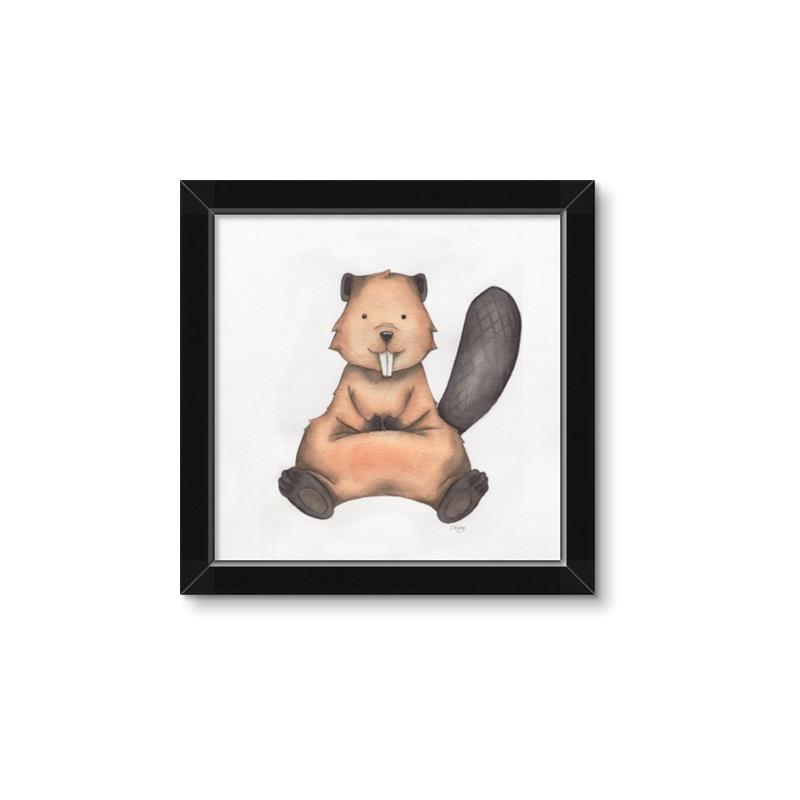 Picture of Nursery Beaver _GroupedProduct_Square_Mini_ _GroupedProduct_Square_Framed_Matted_