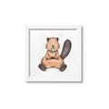 Picture of Nursery Beaver _GroupedProduct_Square_Mini_ _GroupedProduct_Square_Framed_Matted_