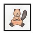 Picture of Nursery Beaver _GroupedProduct_Square_Mini_ _GroupedProduct_Square_Framed_Matted_