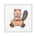 Picture of Nursery Beaver _GroupedProduct_Square_Mini_ _GroupedProduct_Square_Framed_Matted_
