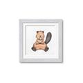 Picture of Nursery Beaver _GroupedProduct_Square_Mini_ _GroupedProduct_Square_Framed_Matted_