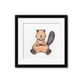 Picture of Nursery Beaver _GroupedProduct_Square_Mini_ _GroupedProduct_Square_Framed_Matted_