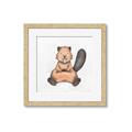 Picture of Nursery Beaver _GroupedProduct_Square_Mini_ _GroupedProduct_Square_Framed_Matted_