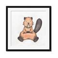 Picture of Nursery Beaver _GroupedProduct_Square_Mini_ _GroupedProduct_Square_Framed_Matted_