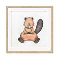 Picture of Nursery Beaver _GroupedProduct_Square_Mini_ _GroupedProduct_Square_Framed_Matted_