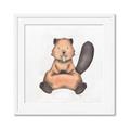 Picture of Nursery Beaver _GroupedProduct_Square_Mini_ _GroupedProduct_Square_Framed_Matted_