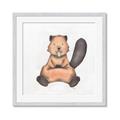Picture of Nursery Beaver _GroupedProduct_Square_Mini_ _GroupedProduct_Square_Framed_Matted_