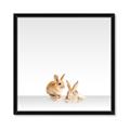 Picture of Together Bunnies _GroupedProduct_Square_Mini_ _GroupedProduct_Square_Framed_Matted_