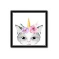 Picture of Caticorn _GroupedProduct_Square_Mini_ _GroupedProduct_Square_Framed_Matted_