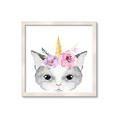 Picture of Caticorn _GroupedProduct_Square_Mini_ _GroupedProduct_Square_Framed_Matted_