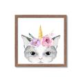 Picture of Caticorn _GroupedProduct_Square_Mini_ _GroupedProduct_Square_Framed_Matted_