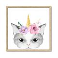 Picture of Caticorn _GroupedProduct_Square_Mini_ _GroupedProduct_Square_Framed_Matted_