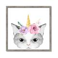Picture of Caticorn _GroupedProduct_Square_Mini_ _GroupedProduct_Square_Framed_Matted_