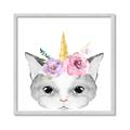Picture of Caticorn _GroupedProduct_Square_Mini_ _GroupedProduct_Square_Framed_Matted_