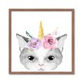 Picture of Caticorn _GroupedProduct_Square_Mini_ _GroupedProduct_Square_Framed_Matted_