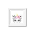 Picture of Caticorn _GroupedProduct_Square_Mini_ _GroupedProduct_Square_Framed_Matted_