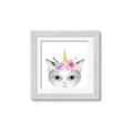 Picture of Caticorn _GroupedProduct_Square_Mini_ _GroupedProduct_Square_Framed_Matted_
