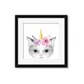 Picture of Caticorn _GroupedProduct_Square_Mini_ _GroupedProduct_Square_Framed_Matted_