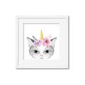 Picture of Caticorn _GroupedProduct_Square_Mini_ _GroupedProduct_Square_Framed_Matted_