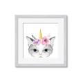 Picture of Caticorn _GroupedProduct_Square_Mini_ _GroupedProduct_Square_Framed_Matted_