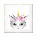 Picture of Caticorn _GroupedProduct_Square_Mini_ _GroupedProduct_Square_Framed_Matted_