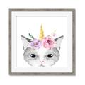Picture of Caticorn _GroupedProduct_Square_Mini_ _GroupedProduct_Square_Framed_Matted_