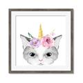 Picture of Caticorn _GroupedProduct_Square_Mini_ _GroupedProduct_Square_Framed_Matted_