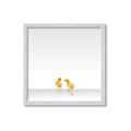 Picture of Together Ducks _GroupedProduct_Square_Mini_ _GroupedProduct_Square_Framed_Matted_