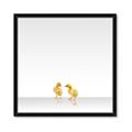 Picture of Together Ducks _GroupedProduct_Square_Mini_ _GroupedProduct_Square_Framed_Matted_