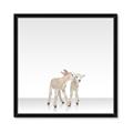 Picture of Together Lambs _GroupedProduct_Square_Mini_ _GroupedProduct_Square_Framed_Matted_